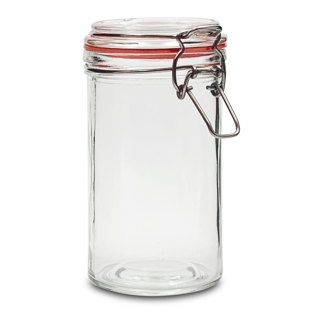 Hũ thủy tinh tròn có nắp